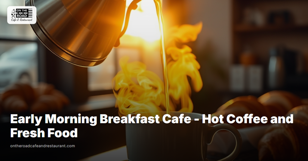Early Morning Breakfast Cafe - Hot Coffee & Fresh Food on the Road