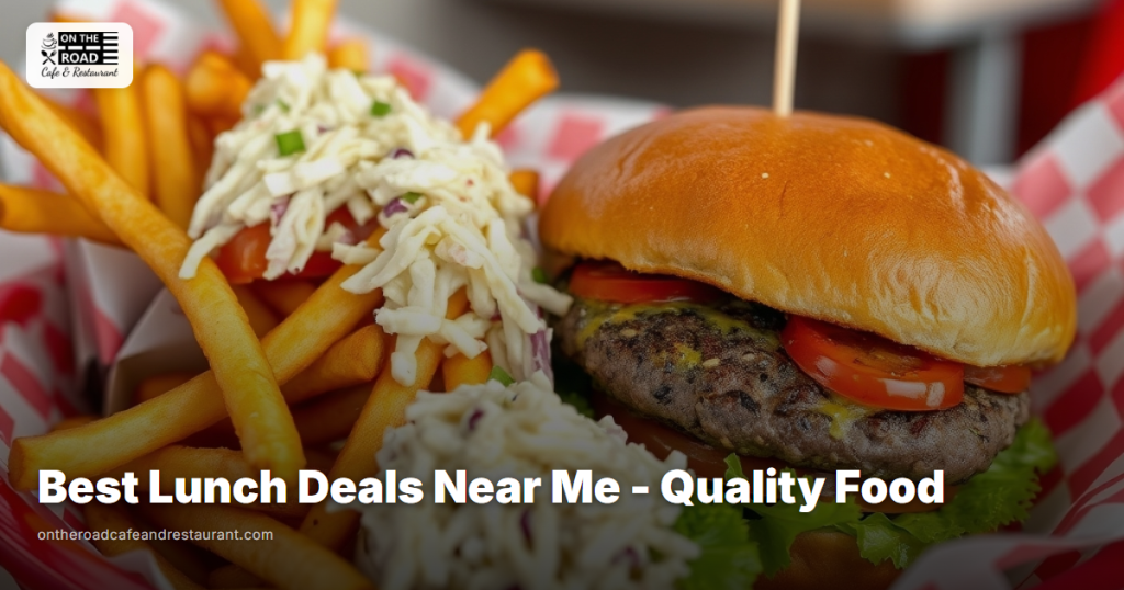 Best Lunch Deals Near Me - Quality Food at On The Road Restaurant