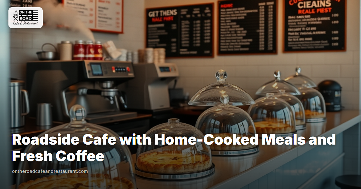 Roadside Cafe with Home-Cooked Meals and Fresh Coffee