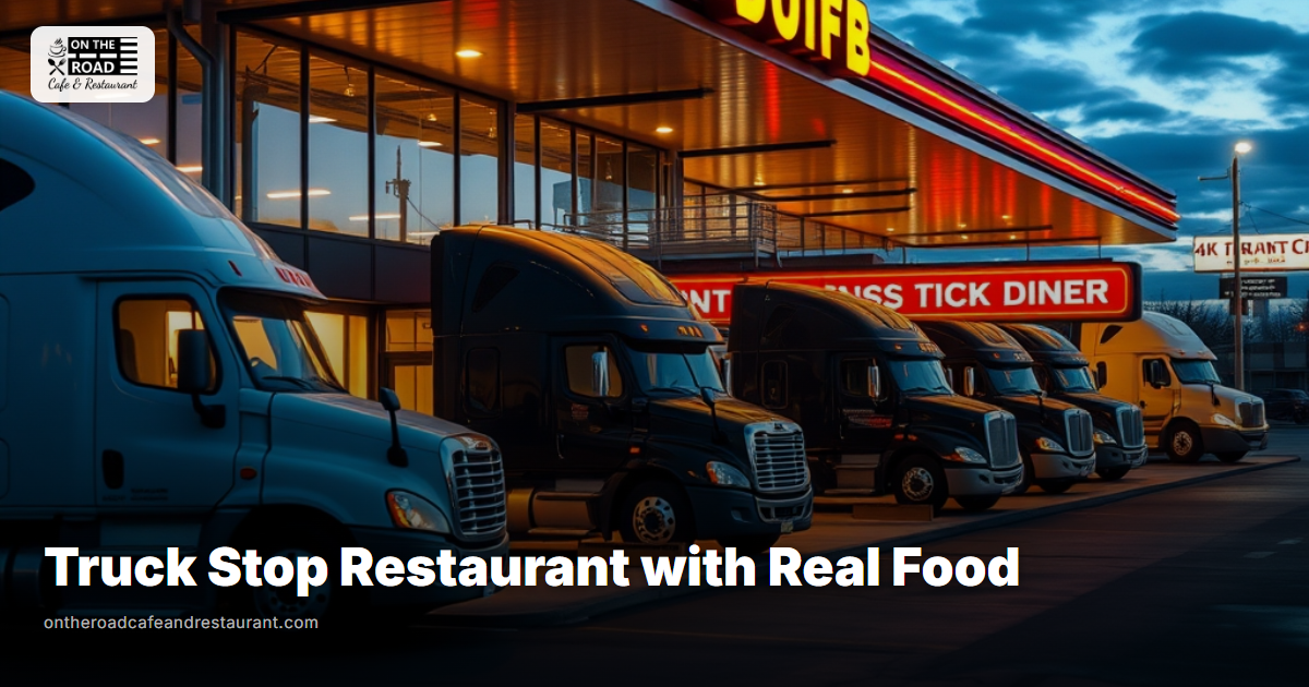 Truck Stop Restaurant with Real Food - On The Road Cafe