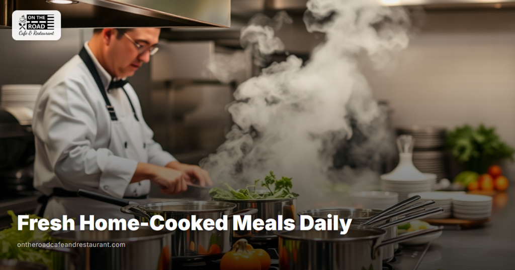 Fresh Home-Cooked Meals Daily - On The Road Restaurant