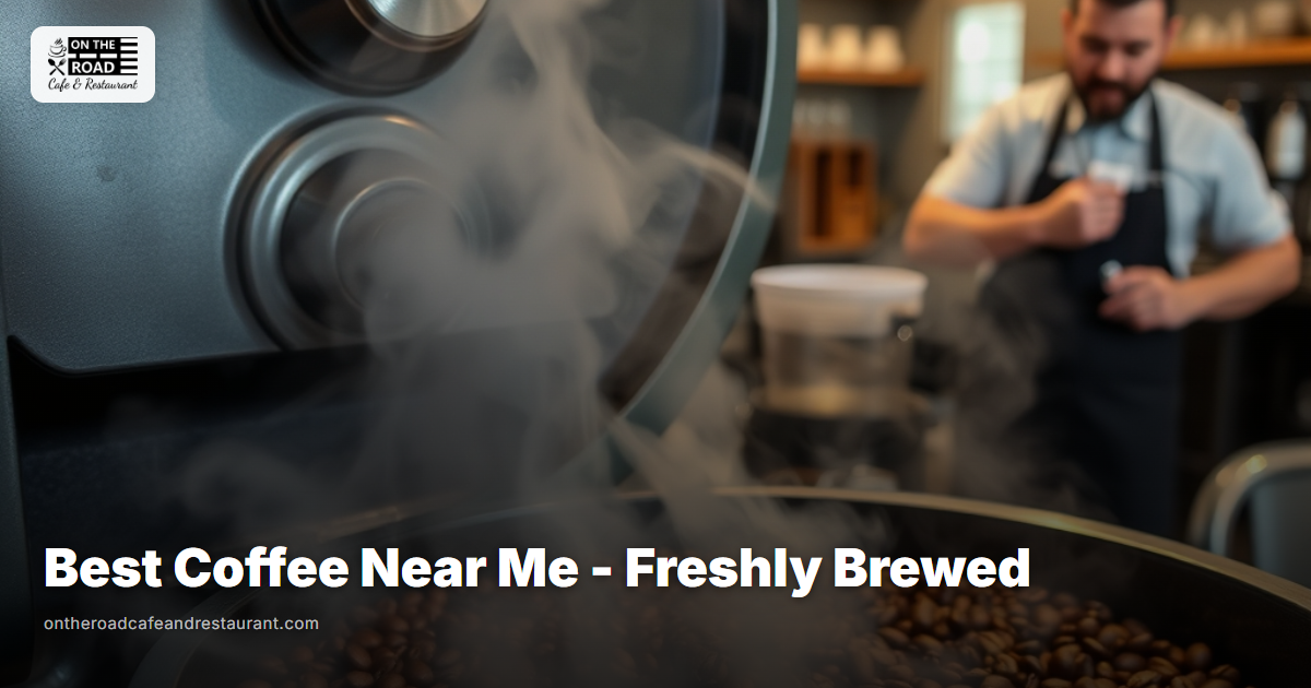 Best Coffee Near Me - Freshly Brewed at On The Road Cafe