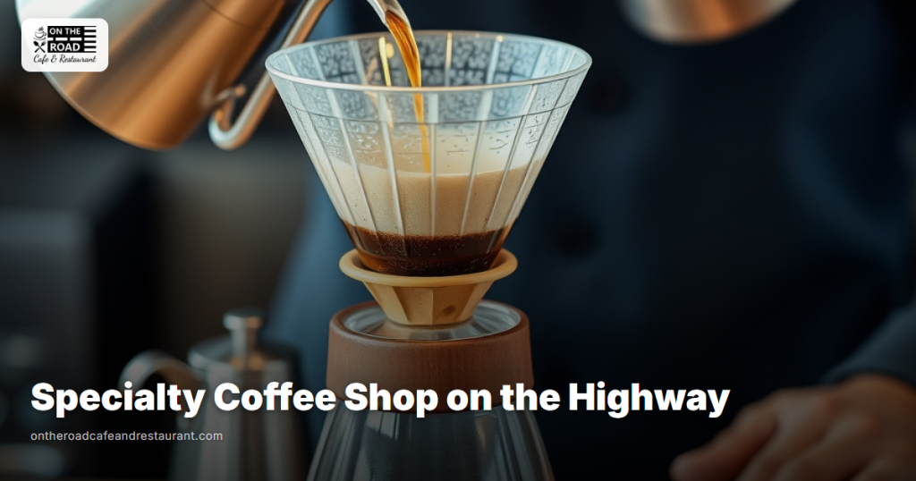 Specialty Coffee Shop on the Highway - On The Road Cafe