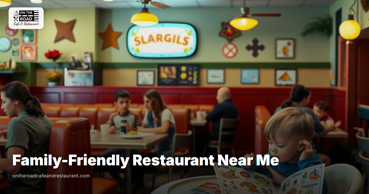 Family-Friendly Restaurant Near Me - On The Road Cafe