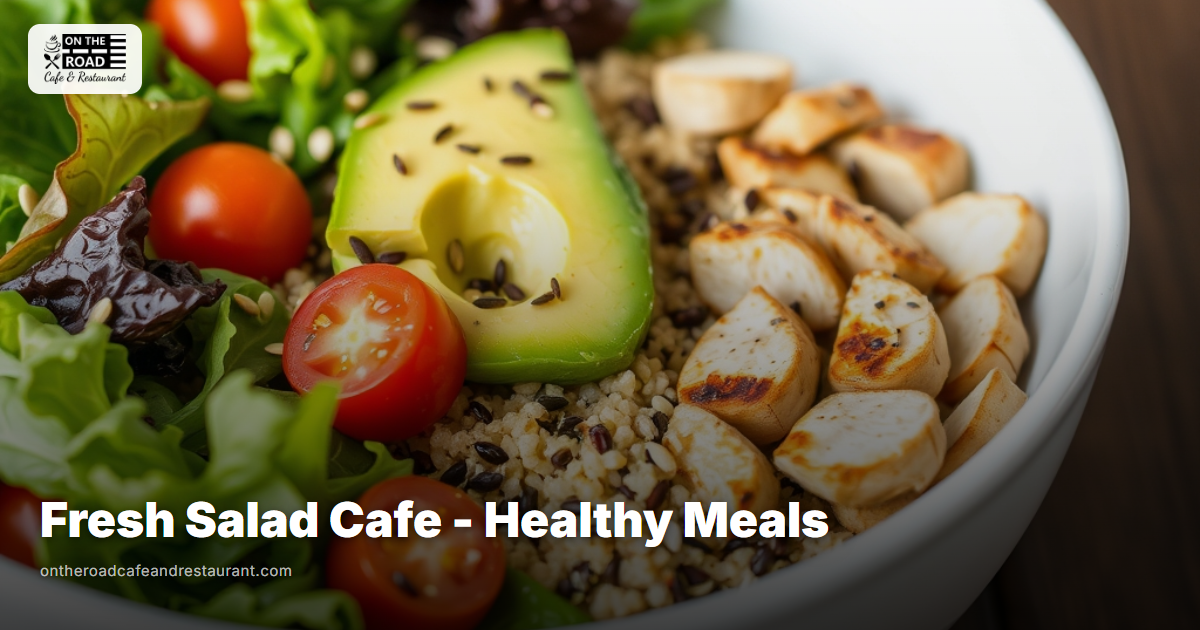 Fresh Salad Cafe - Healthy Meals at On The Road Restaurant