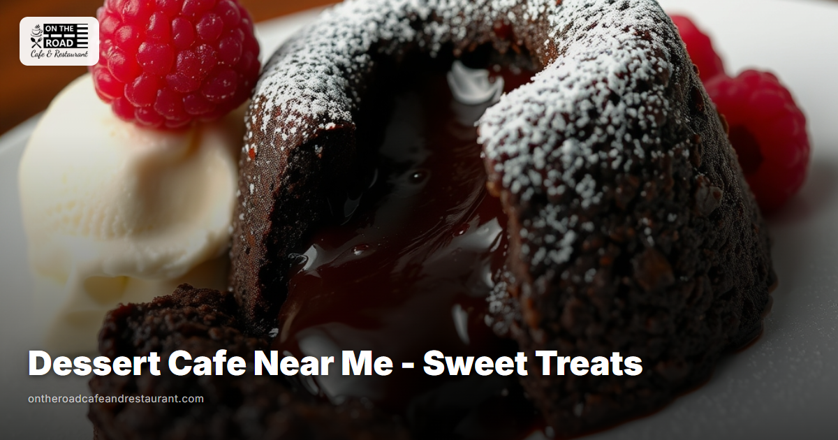 Dessert Cafe Near Me - Sweet Treats at On The Road Cafe