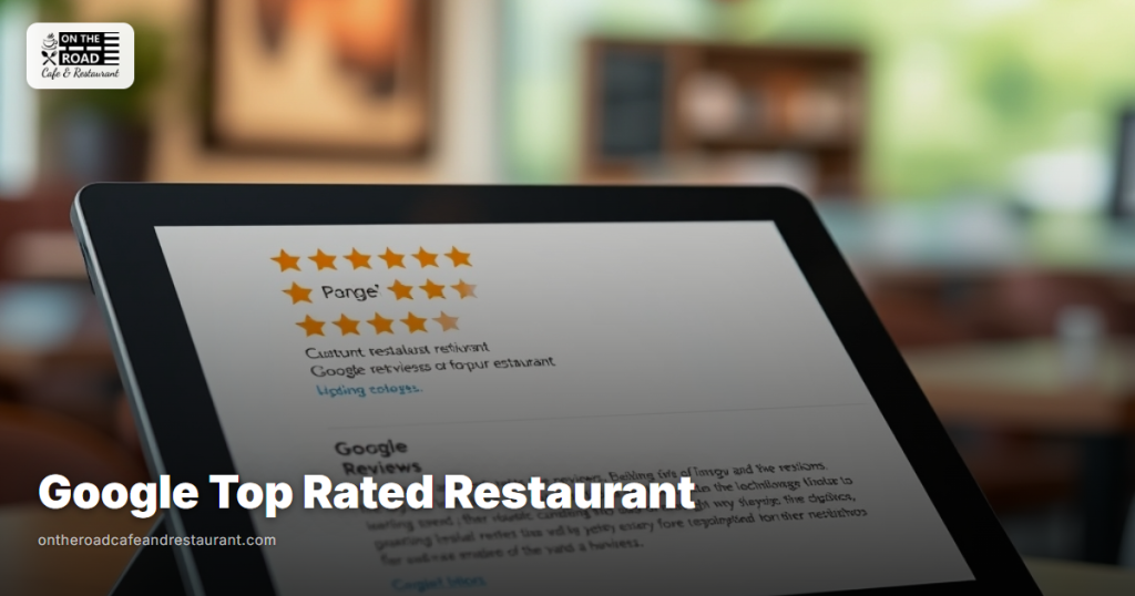 Google Top Rated Restaurant - On The Road Cafe and Restaurant